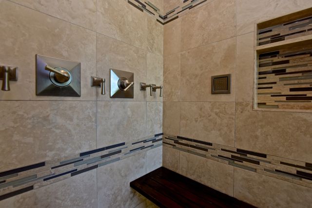 Custom Master Bath Shower and Bench | San Luis Obispo County, CA