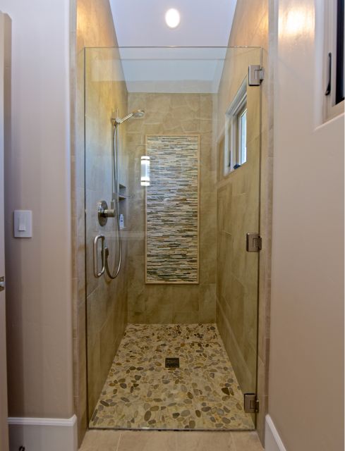 Guest Bathroom Tile & Stone Installation San Luis Obispo County, CA
