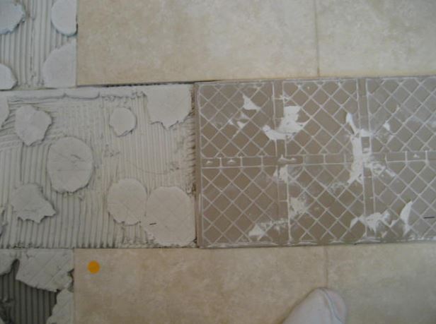 Spot Bonding Causes Tile Failures
