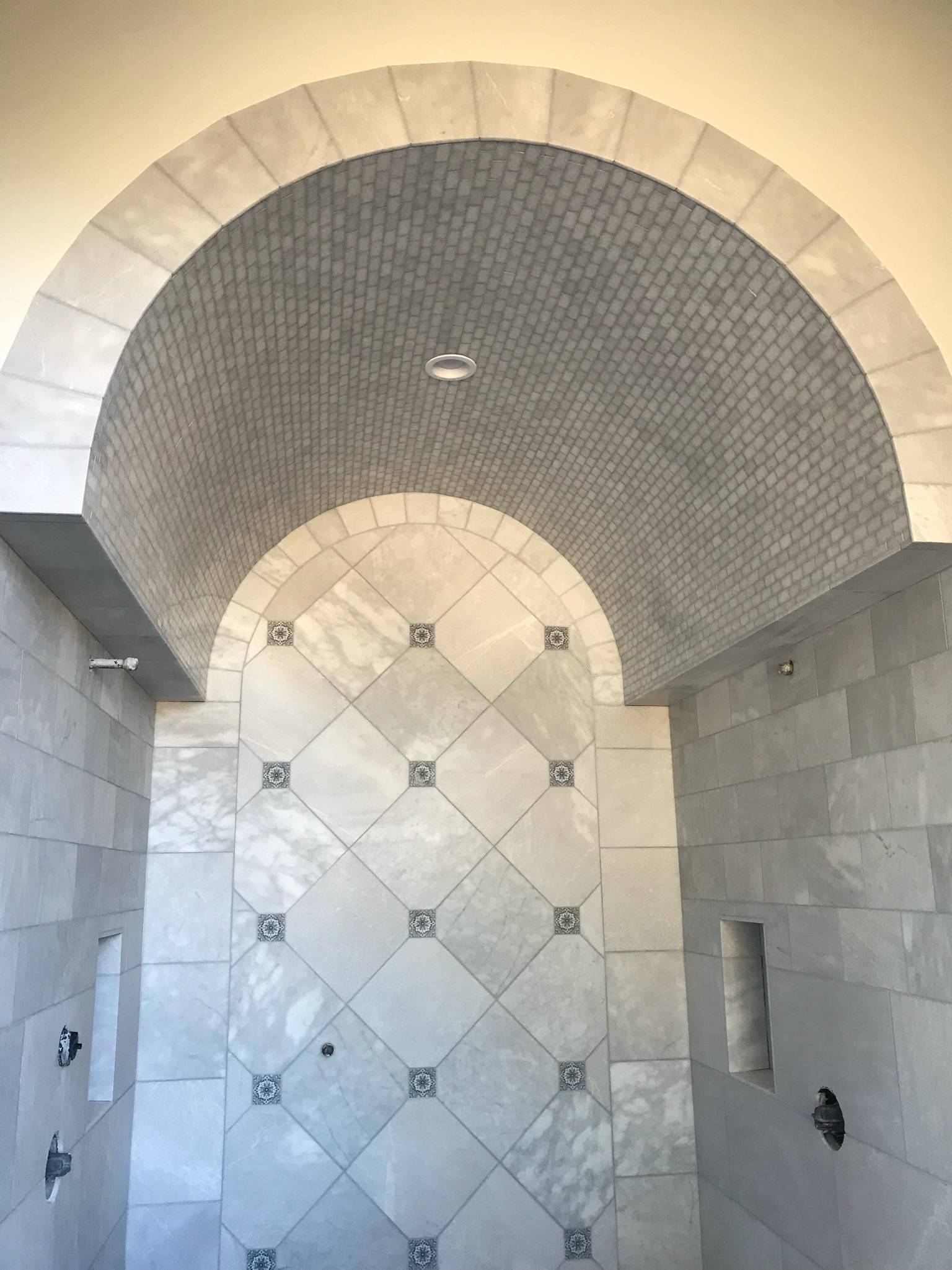 Arch Tile Shower Ceiling | San Luis Obispo, CA